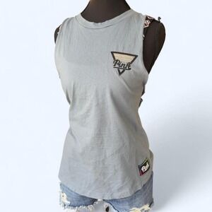 Victoria's Secret PINK Y2K Sequin Palm Tree Tank